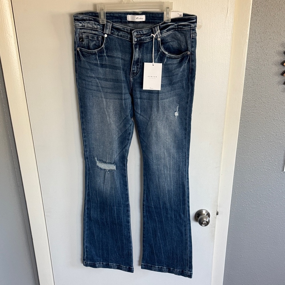 KanCan Women's Blue Boot Cut Jeans